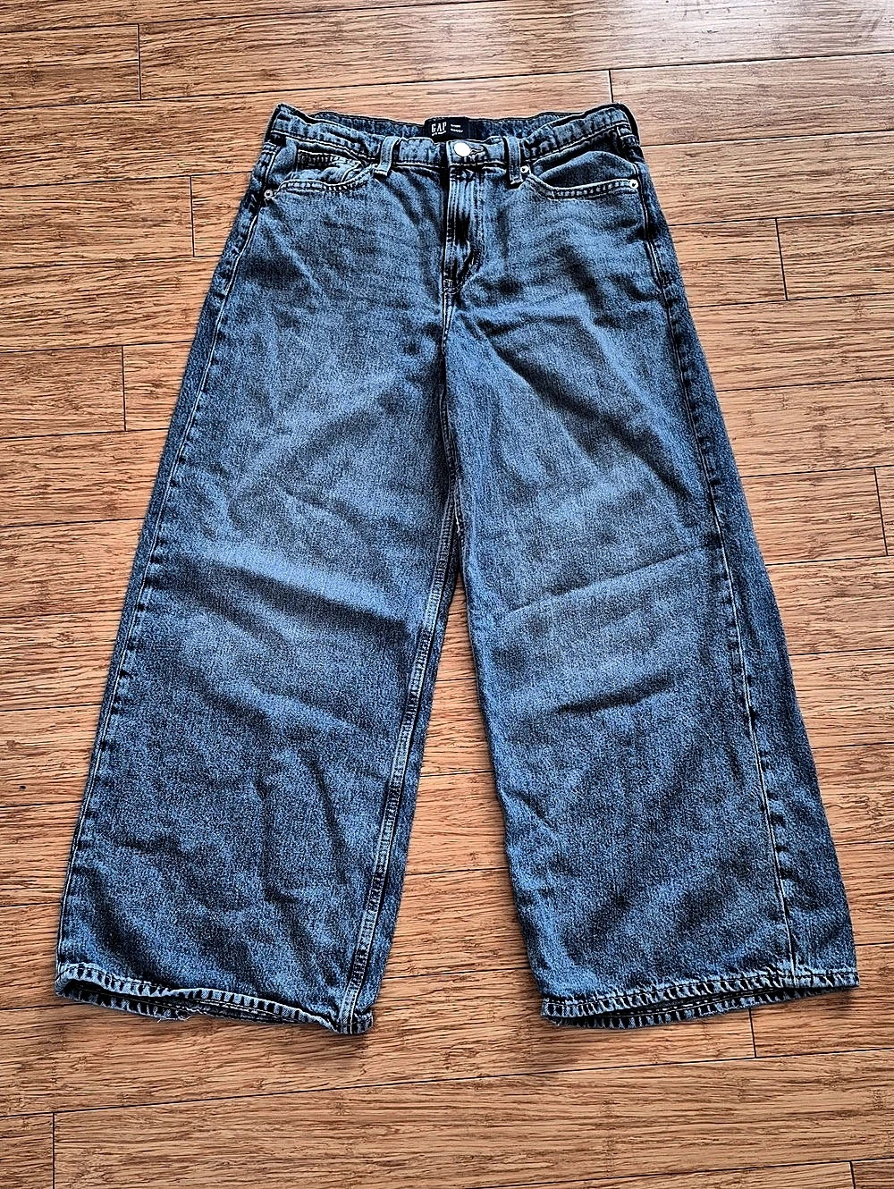 Gap Baggy Jeans Wide Leg Blue Waist 28
